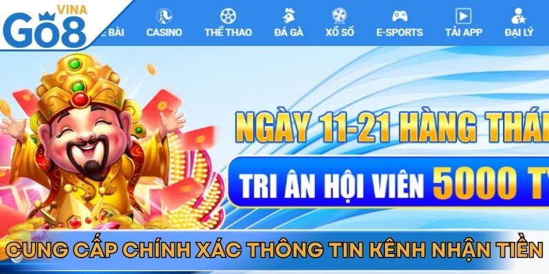 Điều kiện cần để rút tiền Go8 thành công, suôn sẻ